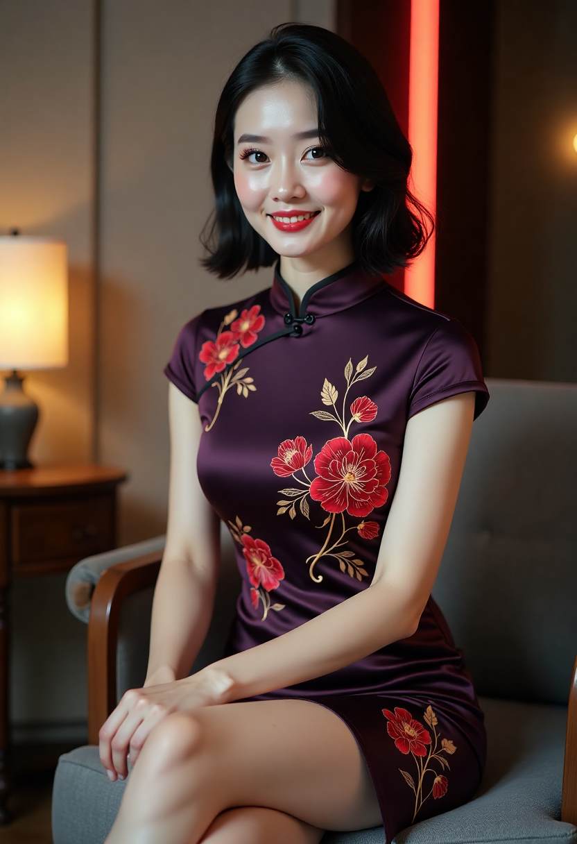 舞台主持人与现场观众